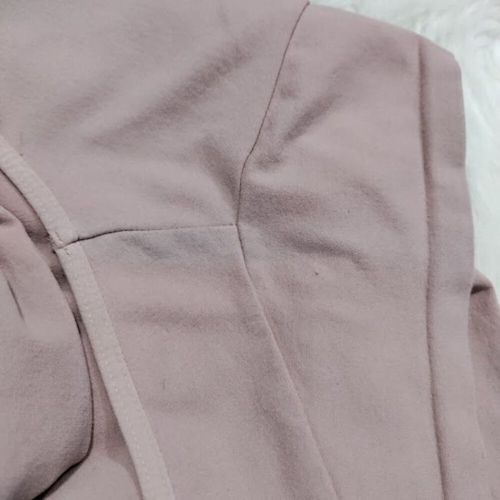 Intimately Let Go Shortie Romper Mauve Short Sleeve Deep V-Back Bodysuit Size XS - Picture 10 of 10